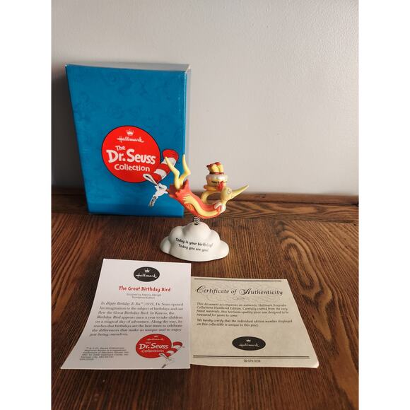 Hallmark Dr Seuss Collection The Great Birthday Bird Mint in Box - Picture 1 of 6